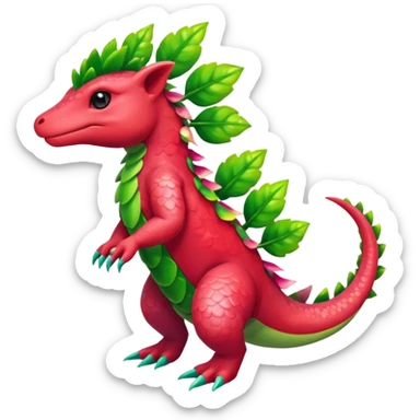 Shiny Exotic Salandit-Shaymin-Meganium-Hybrid-Creature sticker