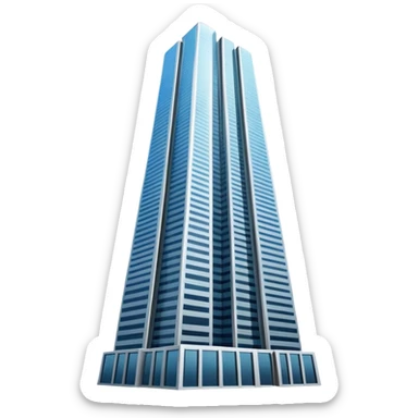 famous sky scraper sticker