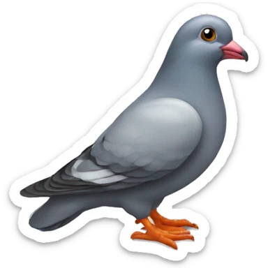 pigeon either miners hat sticker