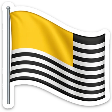 Flag of Russian empire (Black-Yellow-White flag) sticker