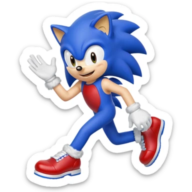 Give me a normal sonic sticker