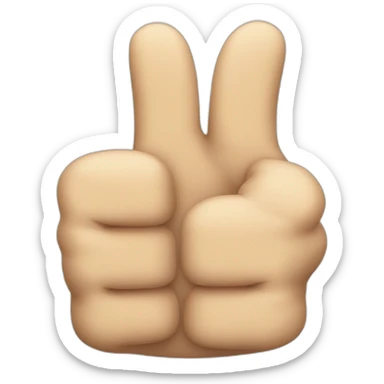 double thumbs up sticker
