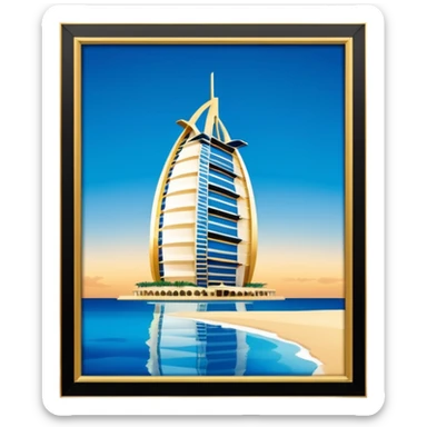 Burj Al Arab sticker