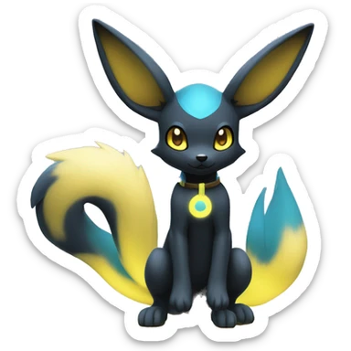Umbreon-Lucario full body sticker
