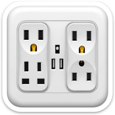 Plug & Socket in one pic  sticker