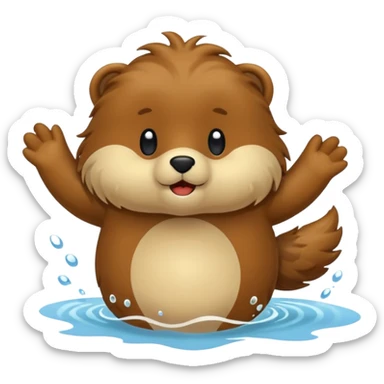 Haz un ornitorrinco sticker