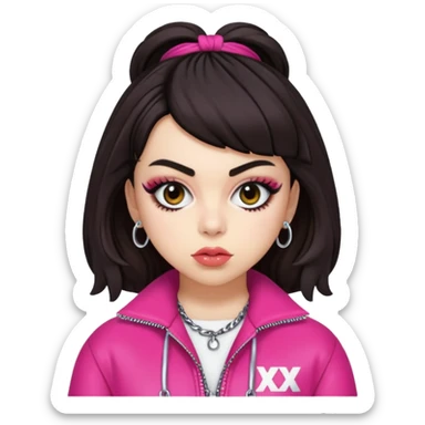 Charli XCX brat sticker