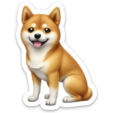 Shiba Inu make poop sticker