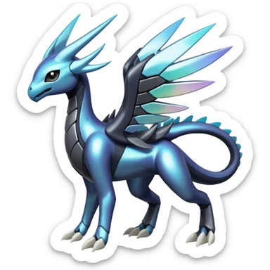 Meloetta-Zekrom-Dialga-Pokémon-Fakémon-fusion-hybrid-creature sticker