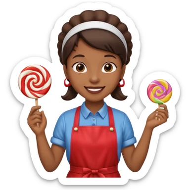 candy shop vendor sticker