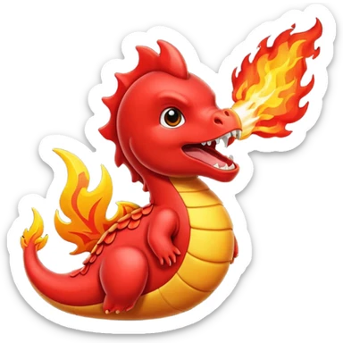 Ejderha red sticker