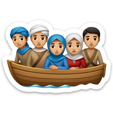 fleeing Iranians sticker