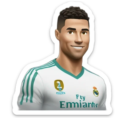 Ronaldo say i love you sticker