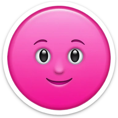make a discord emoji role that is bright hot pink, almost neon for someone who host events- non gender specified and no faces sticker