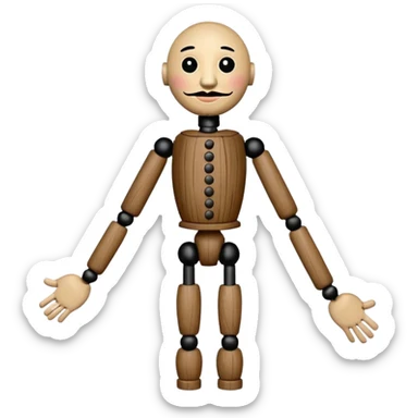 Icon for Puppet Theater: a puppet body sticker