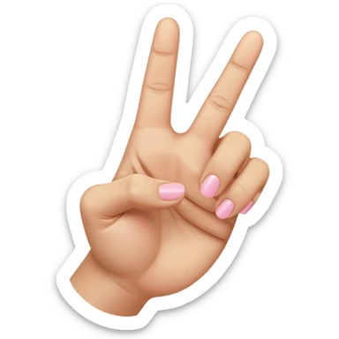 Like the middle finger flipping off emoji but with the pinky finger only (pinky finger flipping off) sticker