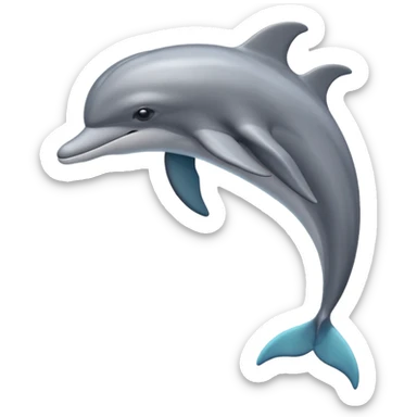 Sem the fliper dorsal de dolpin sticker