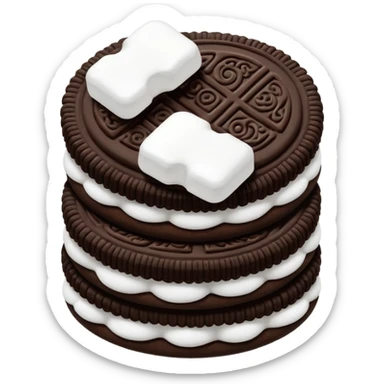 Oreos and Marshmallows sticker