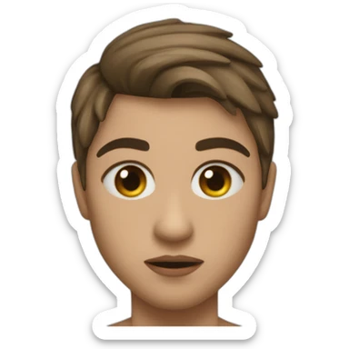 Cara diabólica  sticker