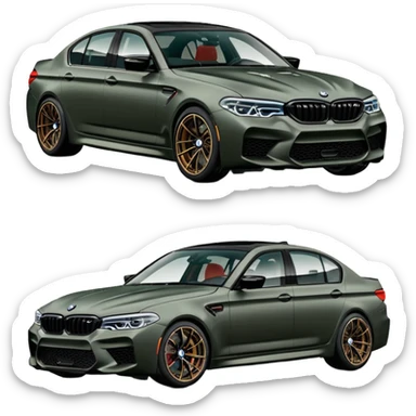 Bmw M5 cs sticker