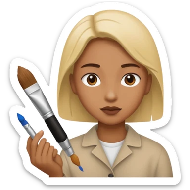 Make person making a painting of him making a paint that he’s making a painting in sticker