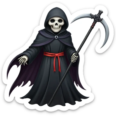 Shadow Scythe for grim reaper sticker