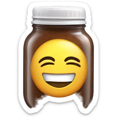 create an emoji in the form of a jar of styling product with the inscription cool sticker