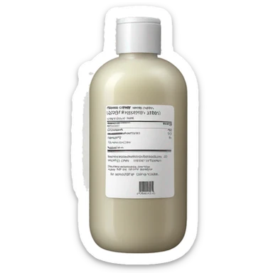 bottle of scalp scrub with label sticker