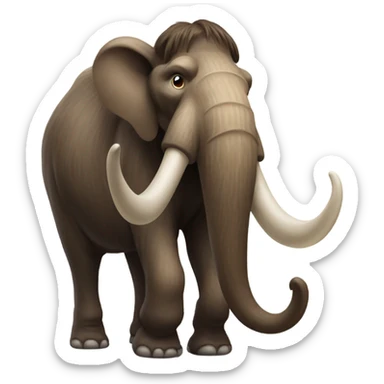 mammoth smoking  sticker
