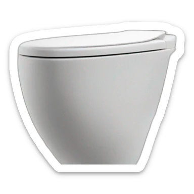 toilet at the top of the Eiffel tower sticker