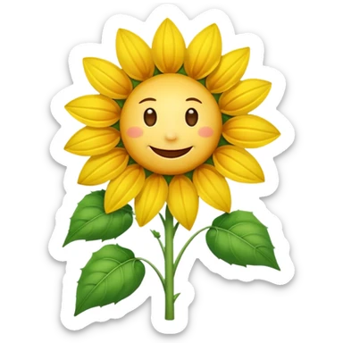 sunflower pvz sticker