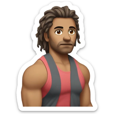 Hungover Gym sticker