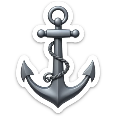 Je veux un emoji encre dans ce style là : ⚓ sticker