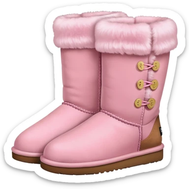 lightPink uggs sticker