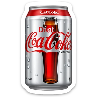 diet coke can sticker