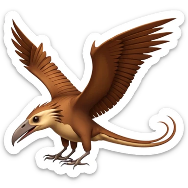 hyper realistic pterodactyl  sticker