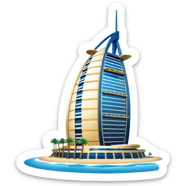 Burj Al Arab sticker