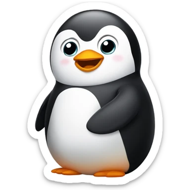 Pudgy penguin sticker