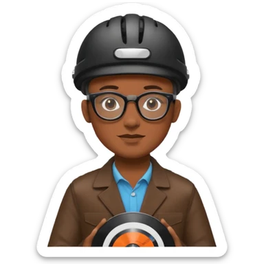 Record Collector + vinyl disc, City Cyclists. sticker