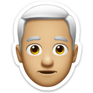 raised eyebrow emoji sticker