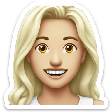 Diamonds on every teeth smile remove teeth for diamond sticker