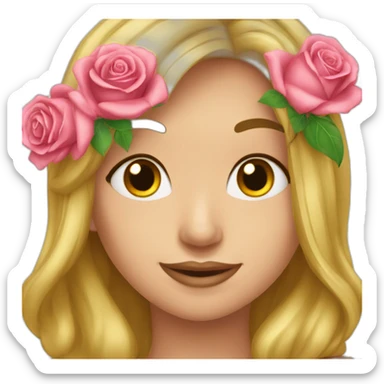 Offre une rose sticker