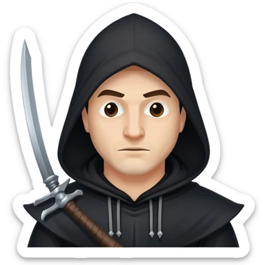 Medieval executioner sticker