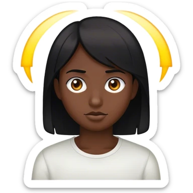 The person with black hair who turned off the lights sticker