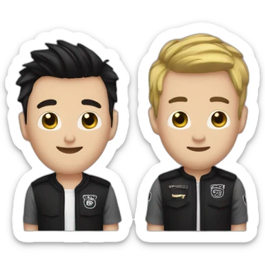 Mark Tom and Travis from blink 192 sticker