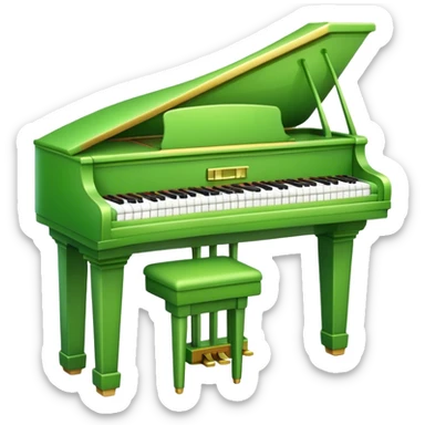een piano emoji sticker