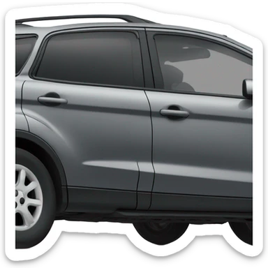 Car, dark grey 2003 Ford Escape XLT, side shot sticker
