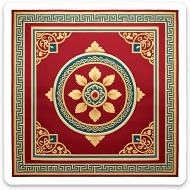 Tapis de prière sticker