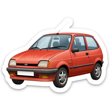 Ford fiesta 1998 MK4 old sticker