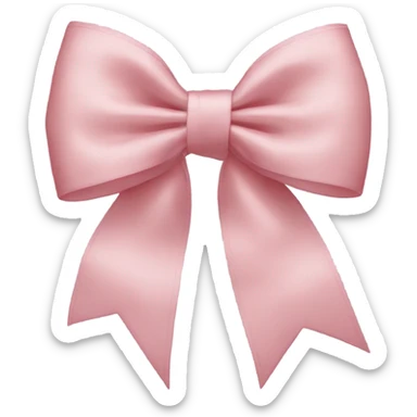 Dior bow emoji sticker